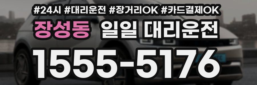 장성동 일일 대리운전