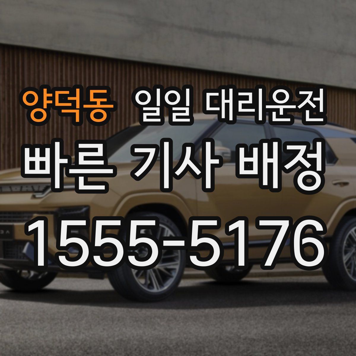 양덕동 일일 대리운전