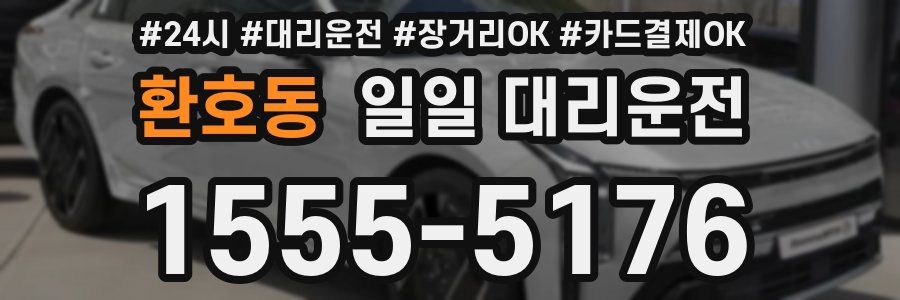 환호동 일일 대리운전