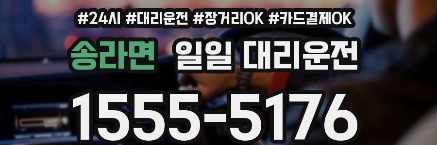 송라면 일일 대리운전