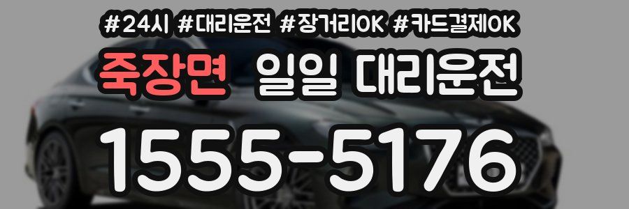 죽장면 일일 대리운전