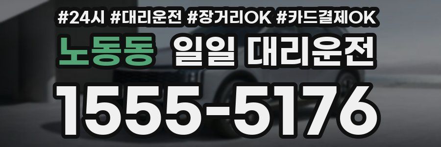 노동동 일일 대리운전