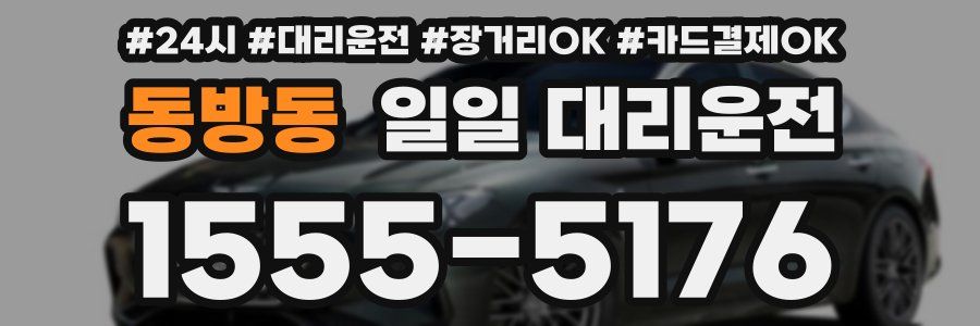 동방동 일일 대리운전