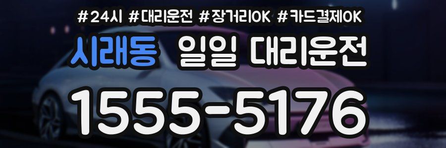 시래동 일일 대리운전