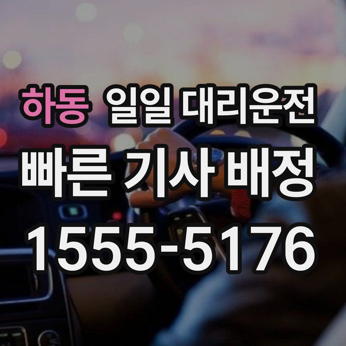 하동 일일 대리운전