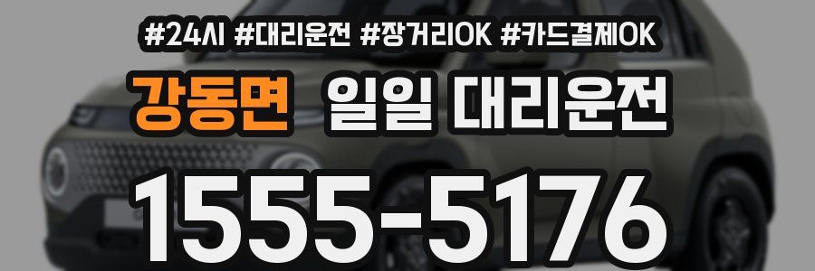 강동면 일일 대리운전