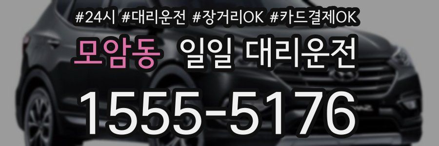 모암동 일일 대리운전