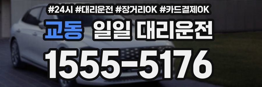 교동 일일 대리운전