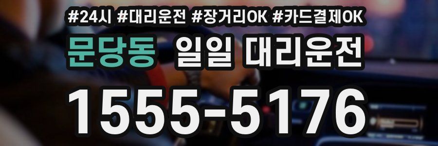 문당동 일일 대리운전