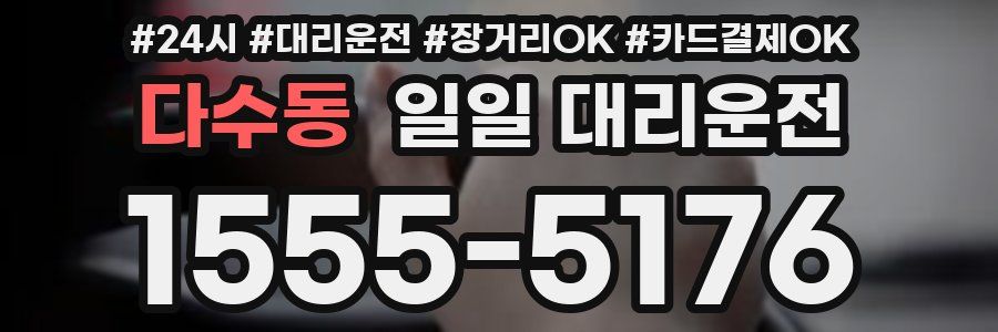 다수동 일일 대리운전