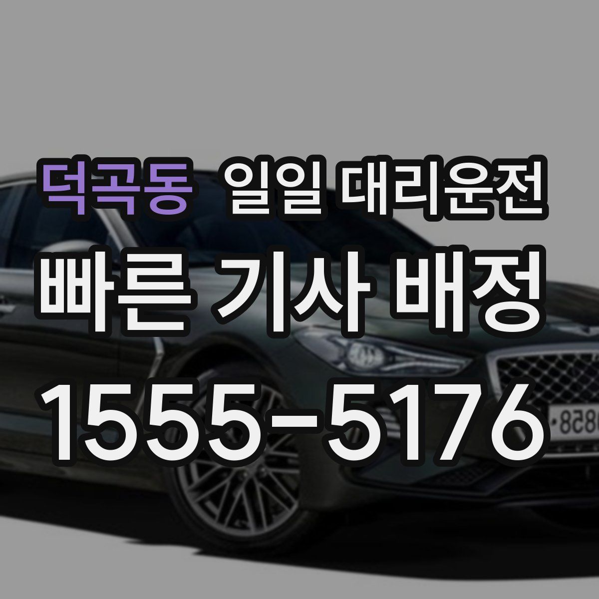 덕곡동 일일 대리운전