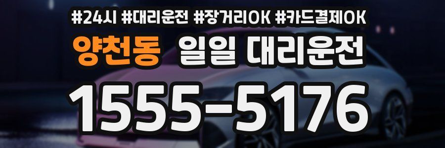 양천동 일일 대리운전