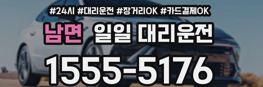 남면 일일 대리운전