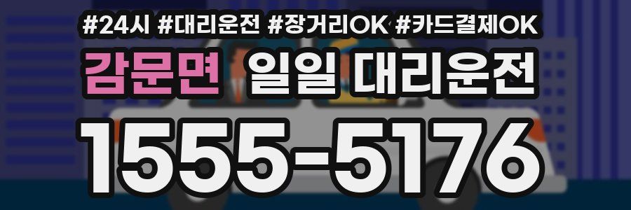 감문면 일일 대리운전