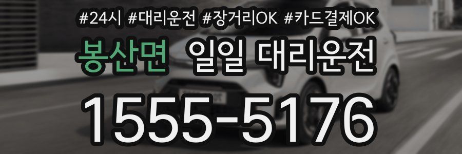 봉산면 일일 대리운전