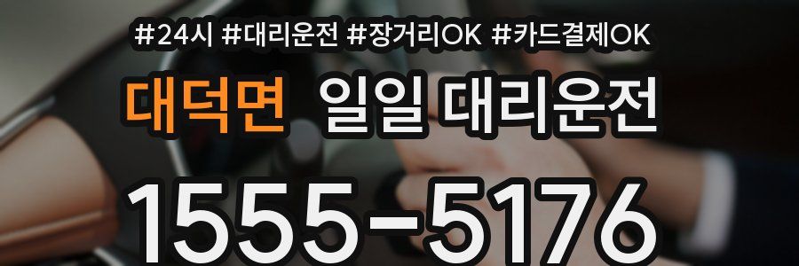 대덕면 일일 대리운전