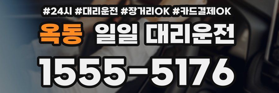 옥동 일일 대리운전