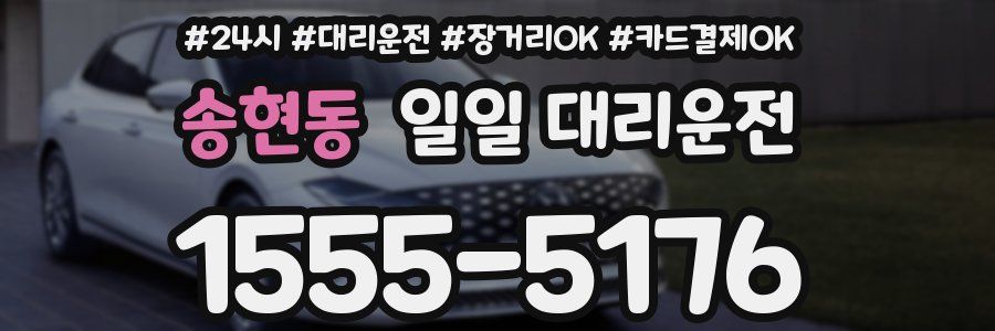송현동 일일 대리운전