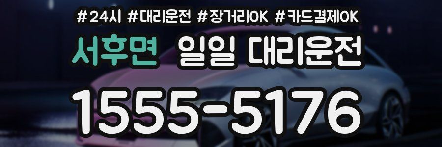 서후면 일일 대리운전
