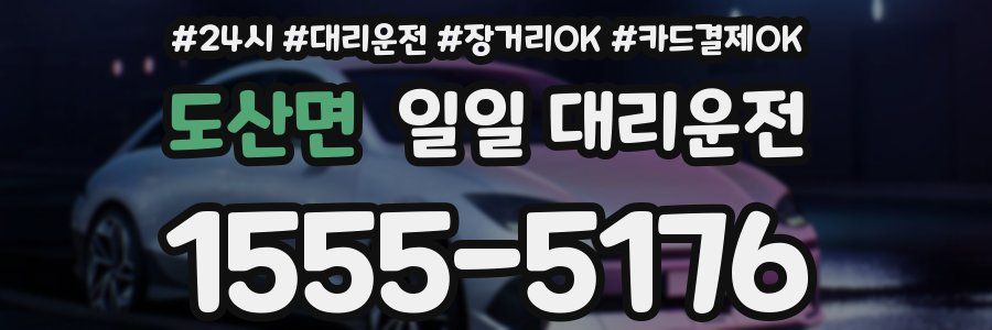 도산면 일일 대리운전