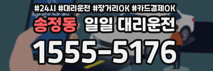 송정동 일일 대리운전