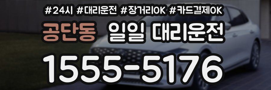 공단동 일일 대리운전