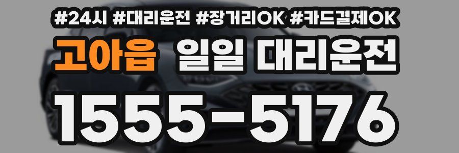 고아읍 일일 대리운전
