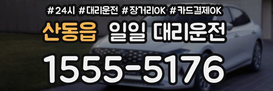 산동읍 일일 대리운전
