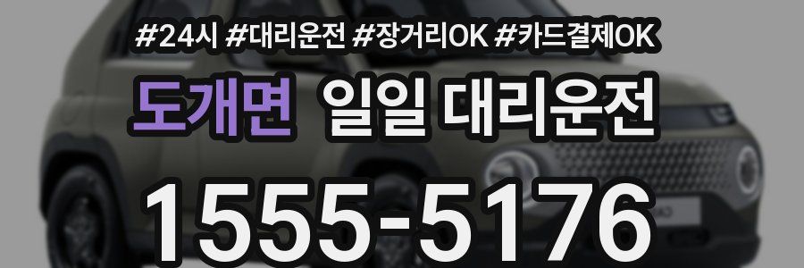 도개면 일일 대리운전