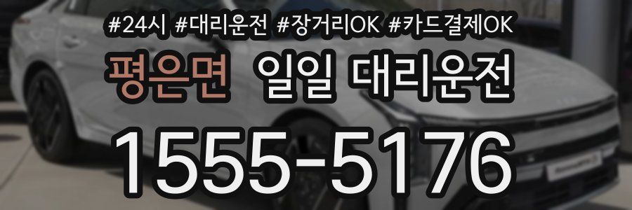 평은면 일일 대리운전
