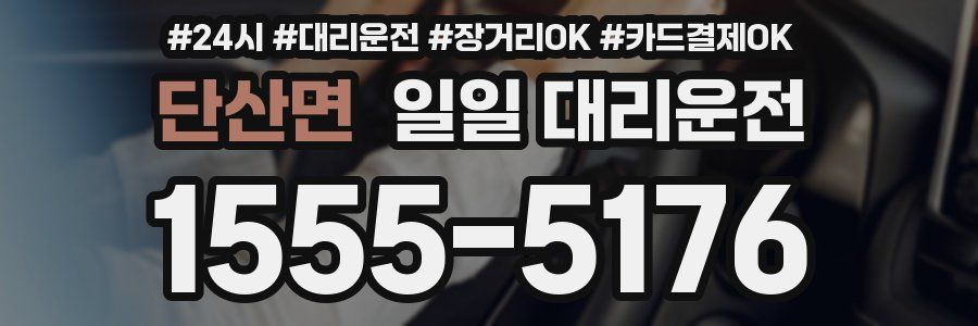 단산면 일일 대리운전