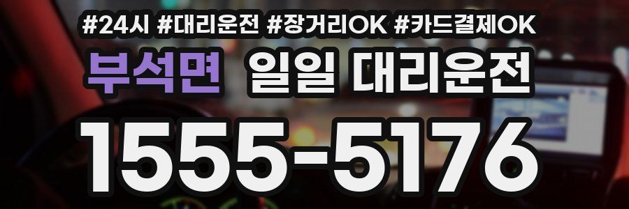 부석면 일일 대리운전