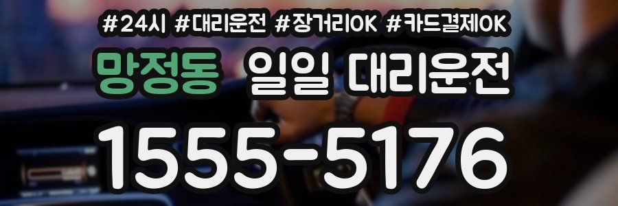 망정동 일일 대리운전