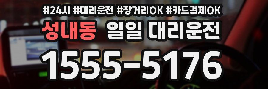 성내동 일일 대리운전