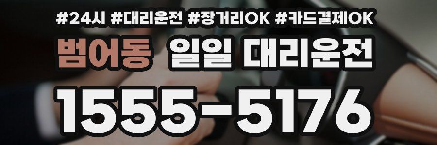 범어동 일일 대리운전