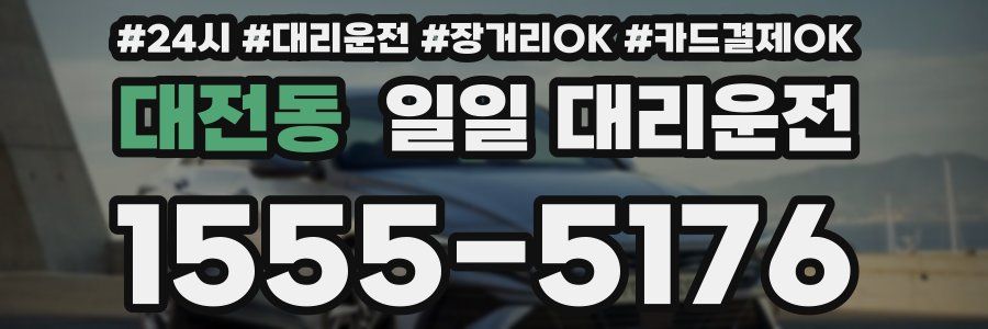 대전동 일일 대리운전