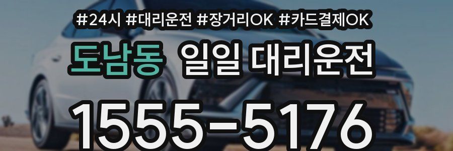 도남동 일일 대리운전