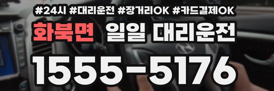 화북면 일일 대리운전