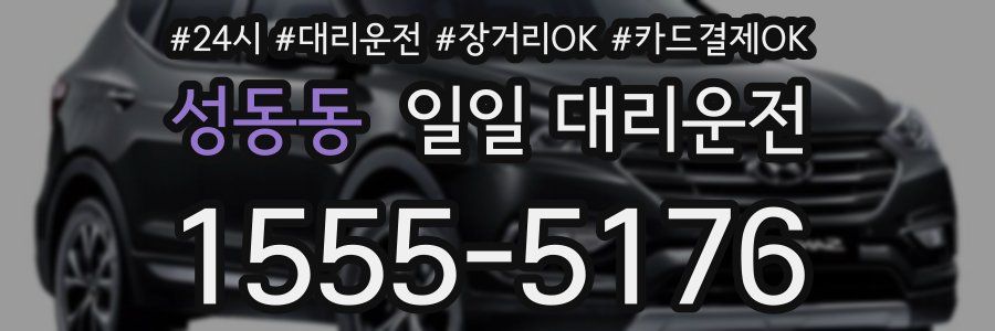 성동동 일일 대리운전