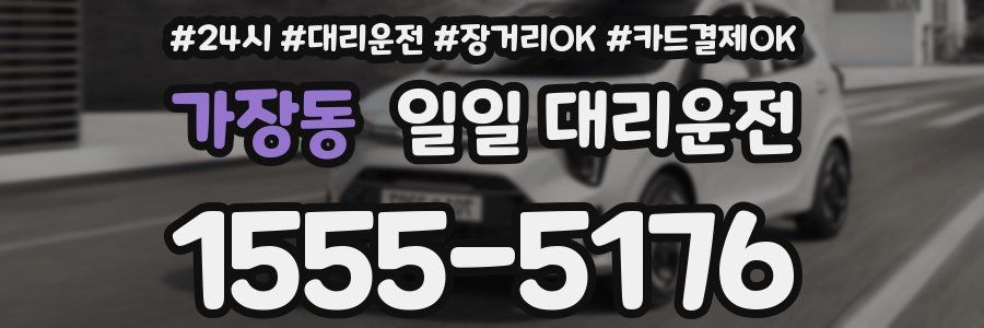 가장동 일일 대리운전
