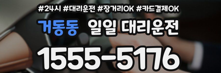 거동동 일일 대리운전