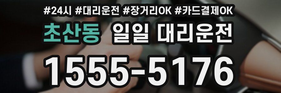 초산동 일일 대리운전