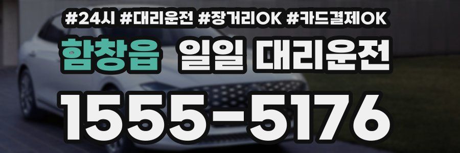 함창읍 일일 대리운전