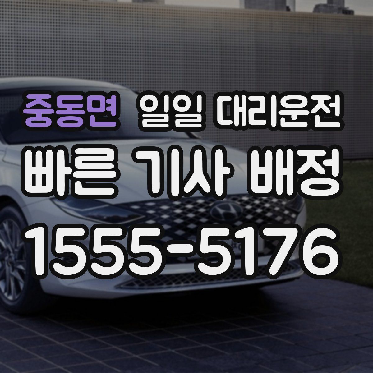 중동면 일일 대리운전