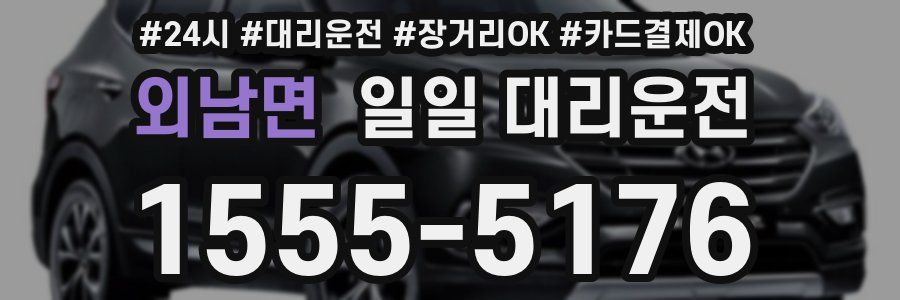외남면 일일 대리운전