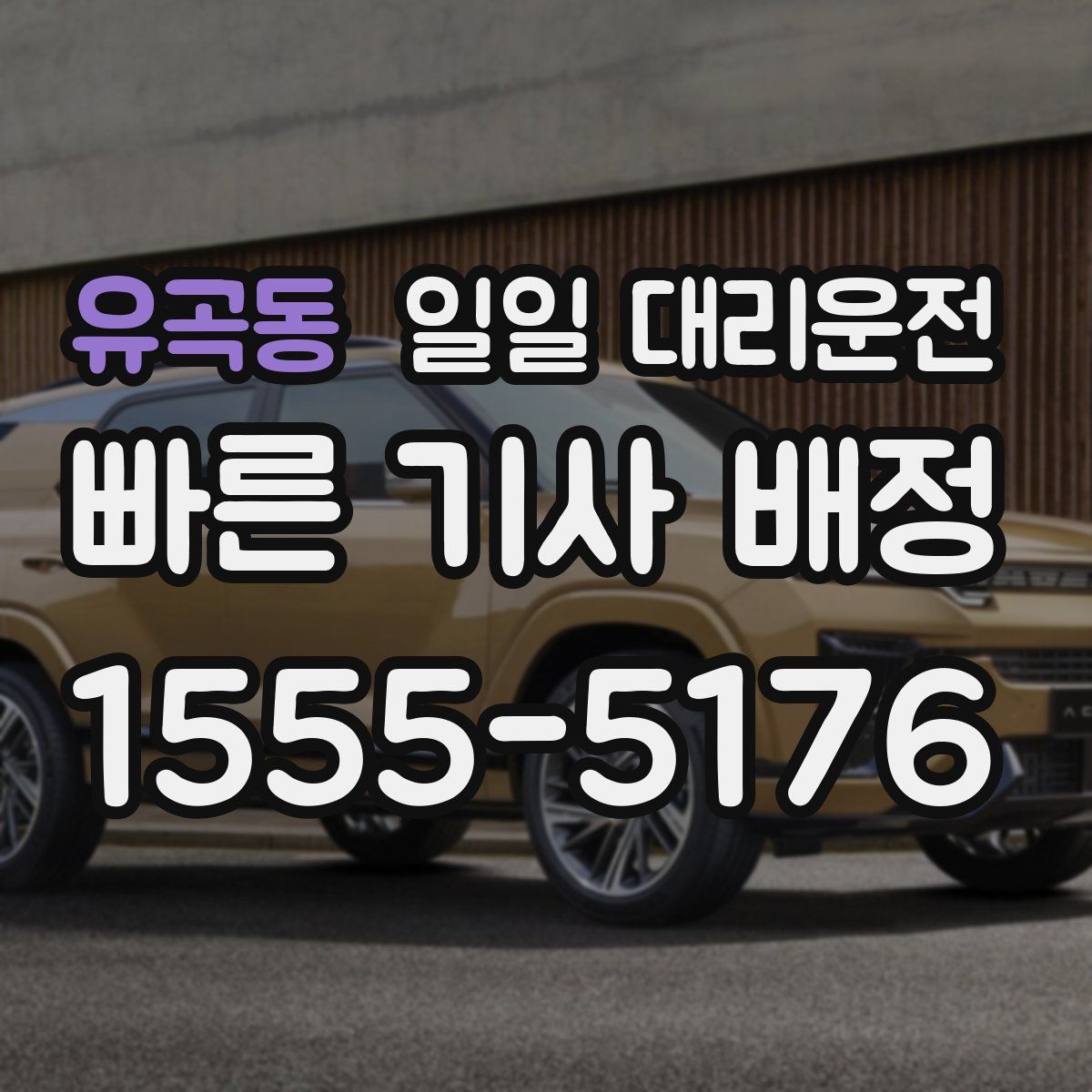 유곡동 일일 대리운전