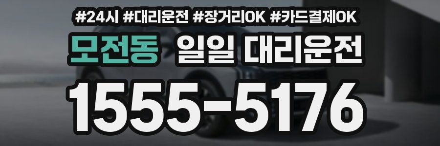 모전동 일일 대리운전