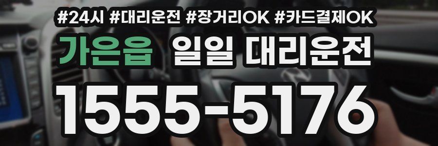 가은읍 일일 대리운전