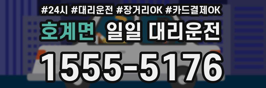 호계면 일일 대리운전