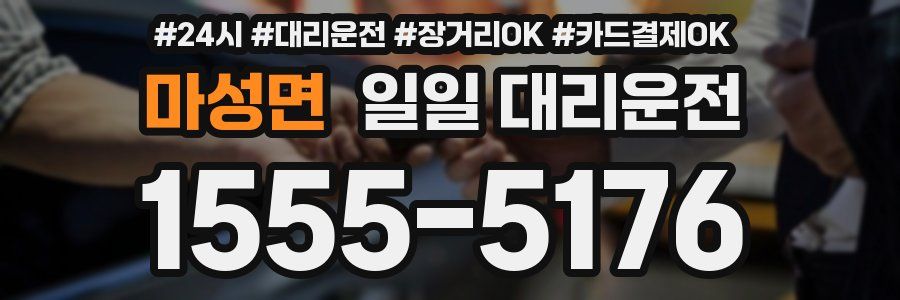 마성면 일일 대리운전